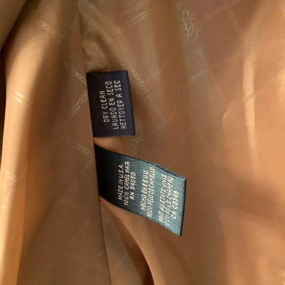 Ralph Lauren, CAMEL TAN blazer jacket. Size 6 GREEN LABEL, CAMEL TAN lining. - Picture 8 of 9